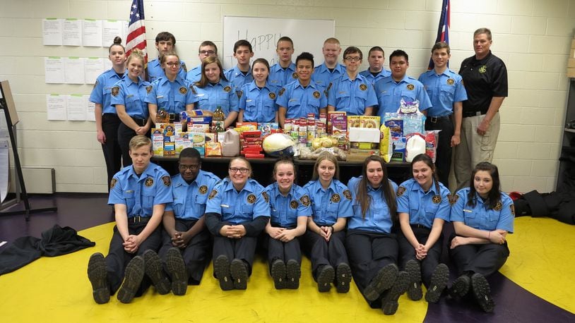 Criminal Justice juniors and seniors at the Warren County Career Center decided to take on a community service project during the holidays instead of exchanging presents with each other. CONTRIBUTED