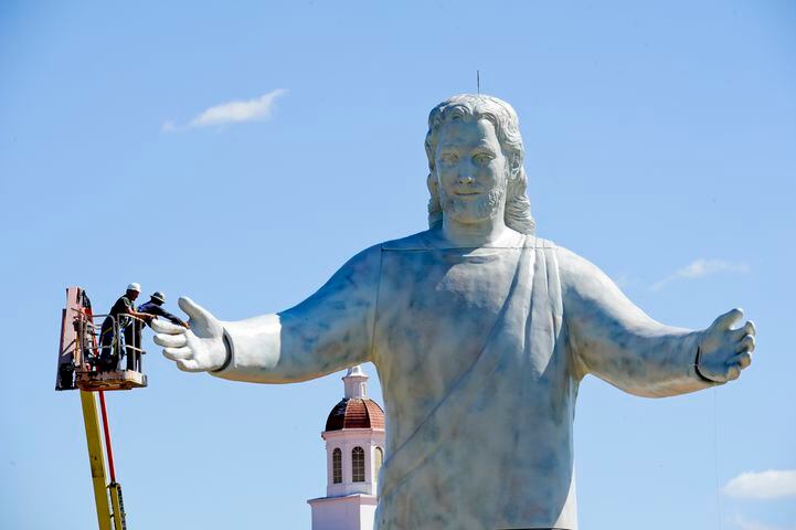 Jesus statue at Solid Rock Church