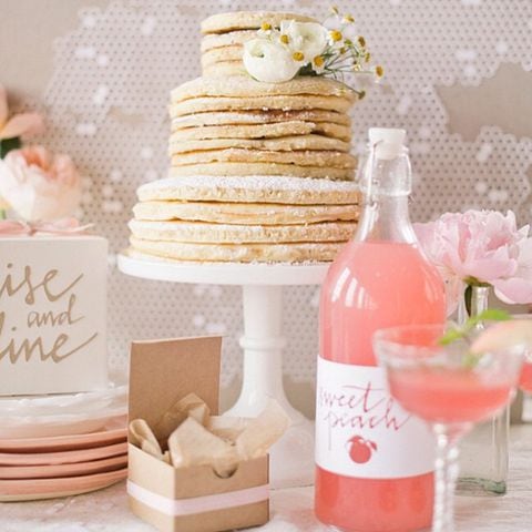 Happy National Pancake Day! Photo posted by @theknot