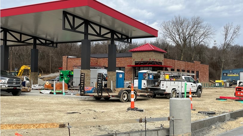 The Sheetz fuel center and convenience store in Springboro while it was under construction. ED RICHTER/STAFF