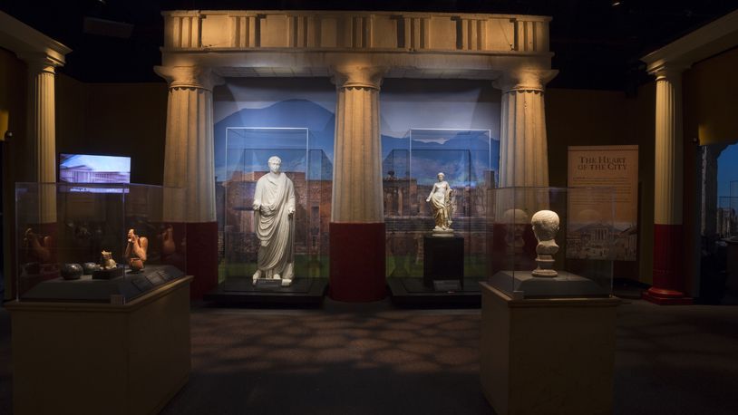 On loan from the National Archaeological Museum of Naples in Italy, the traveling exhibit "Pompeii" will be on display through July 28 at the Cincinnati Museum Center. CONTRIBUTED