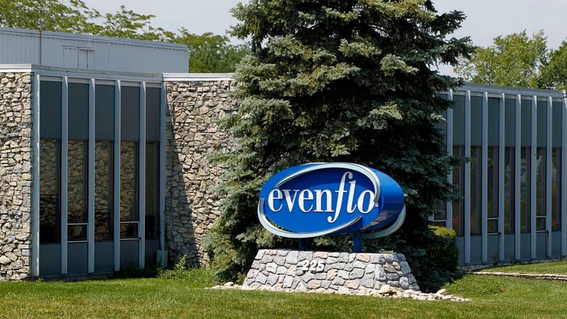 The city of Miamisburg is offering a growing Centerville company a tax credit deal which involves the purchase of Evenflo’s headquarters on Byers Road. LISA POWELL/FILE