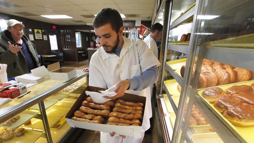 Bill’s Donut Shop in Centerville has won national recognition for its sweets and is a favorite late-night stop for many teenagers. TY GREENLEES / STAFF