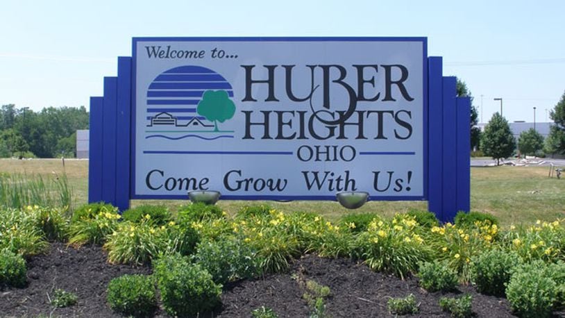 A Huber Heights sign. FILE PHOTO