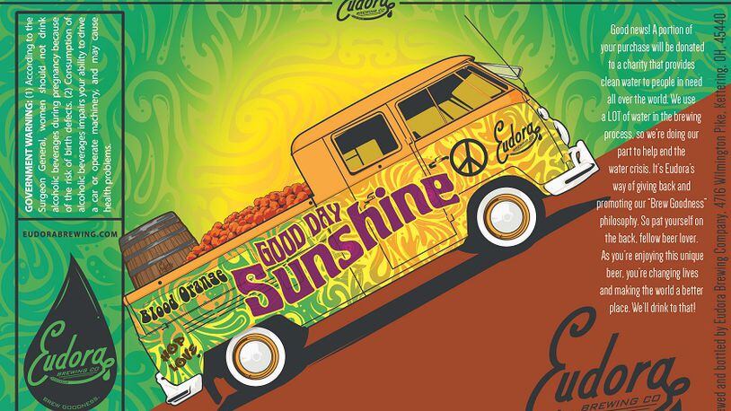Eudora Brewing Co. will be releasing its Blood Orange Good Day Sunshine in 22-ounce bottles starting at 4 p.m. Friday, April 28. SUBMITTED