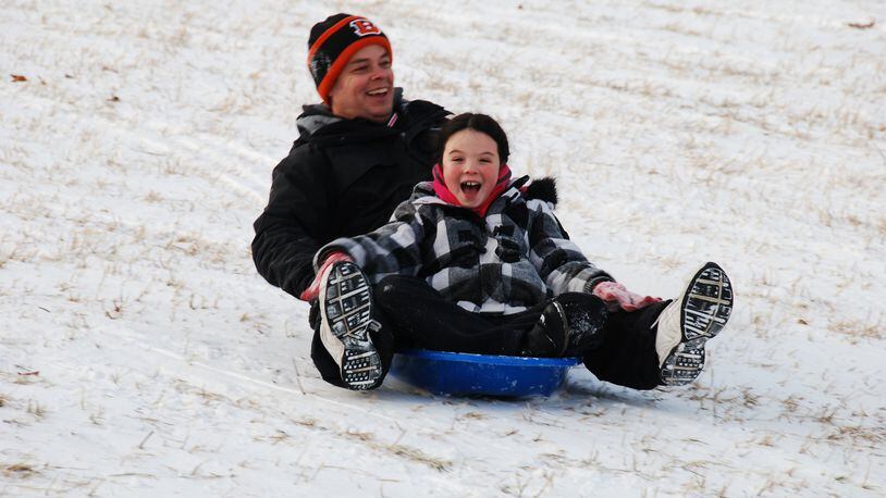 Where is the best place to go sledding? A clear sledding path means no trees or stumps in the way and no creeks or streams at the bottom of the hill. Community parks and golf courses are popular sledding locations. CONTRIBUTED