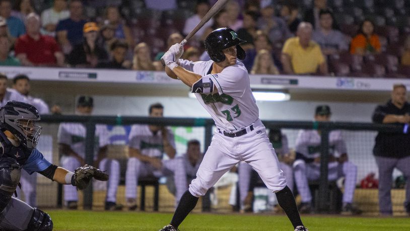 Reds first-round draft pick Matt McLain playing for the Dayton Dragons in 2021. Jeff Gilbert/CONTRIBUTED