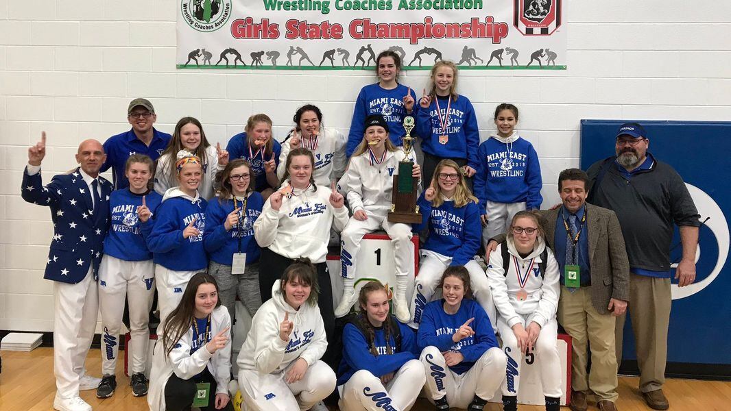 Miami East Wins Inaugural Girls State Wrestling Team Title