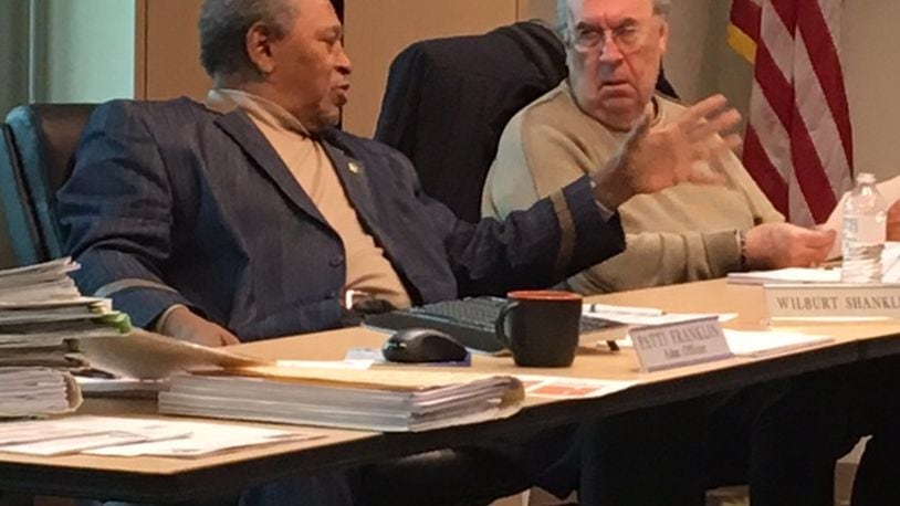 Rev.Wilburt O.Shanklin at a Montgomery County Veterans Services Commission meeting in January 2017. BARRIE BARBER/STAFF