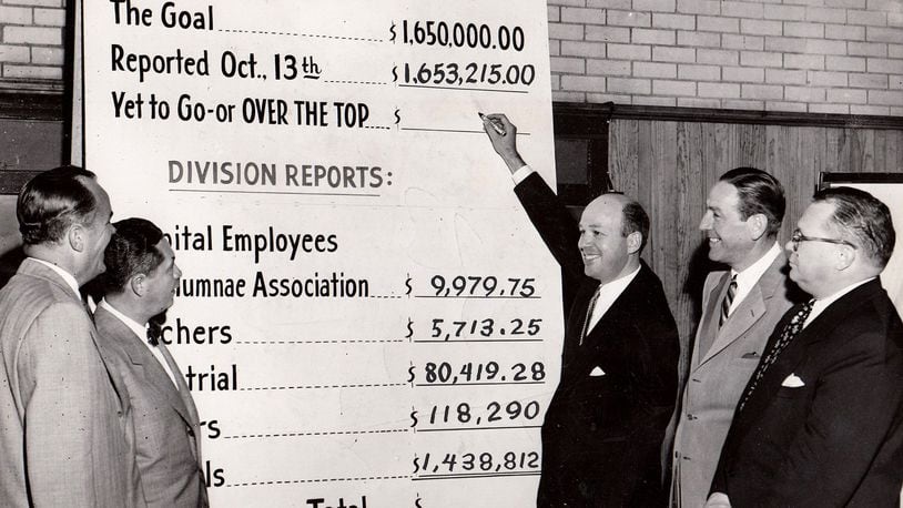 Fundraising for Good Samaritan Hospital in 1952. DAYTON DAILY NEWS ARCHIVE