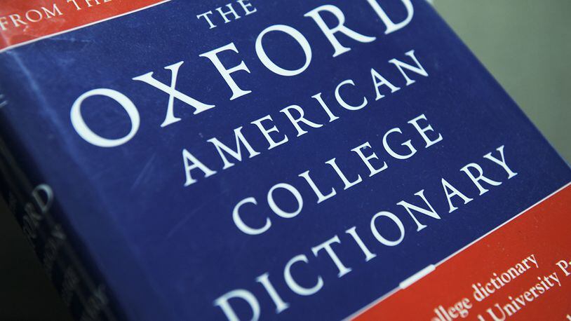 View of the Oxford American College dictionary taken in Washington on November 16, 2009.