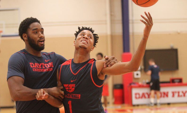 Photos: Dayton Flyers working out at Cronin Center