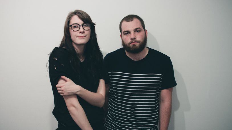 Springfield-based indie pop duo the Florals, Brenna Myers (left) and Alexander Scaglia, released what could be its final CD, “The Florals Are Dead Now,” on Poptek Records on May 19. CONTRIBUTED