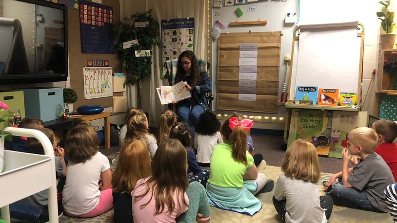 Centerville student and Miss Ohio High School America, Jade Eilers, is used to reading to young kids and sharing important life lessons, but since the outbreak of the coronavirus it’s now impossible to have face-to-face gatherings. Eilers will now connect with students via social media to keep the learning going.