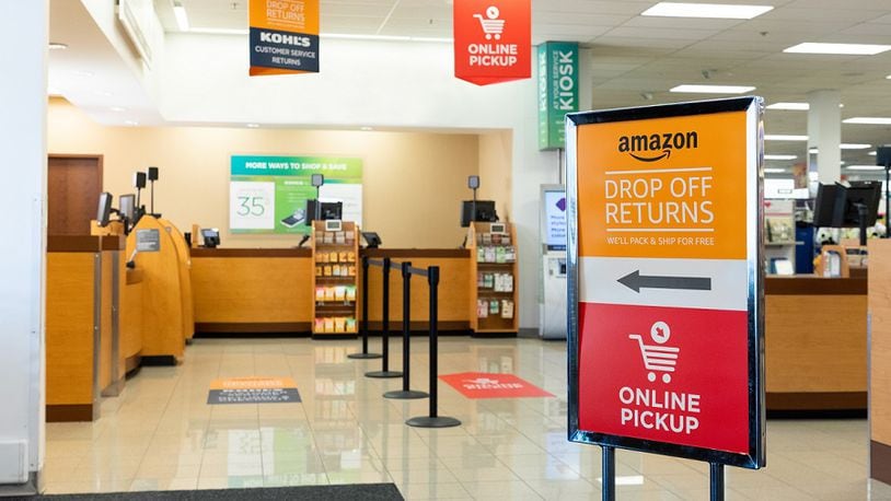 Amazon is now accepting returns through area Kohl’s stores.