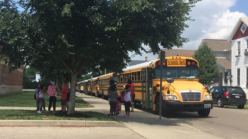 Dayton Public Schools had a driver shortage last year. The district spread out its school start times, so they could cover the same schools with fewer drivers.