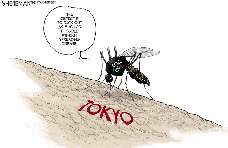 Week in cartoons: Tokyo Olympics, pandemic surge and more