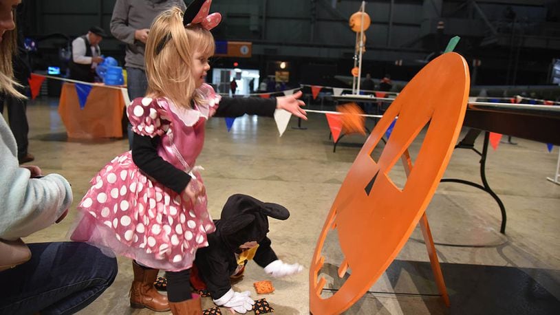 Museum visitors can enjoy dressing up in costumes and learning about aerospace principles through Halloween-themed activities during Family Day Oct. 27 at the National Museum of the U.S. Air Force. (U.S. Air Force photo)