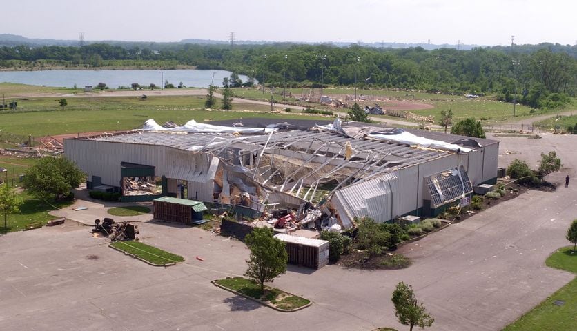 PHOTOS: Action Sports Center working on rebuild following tornado
