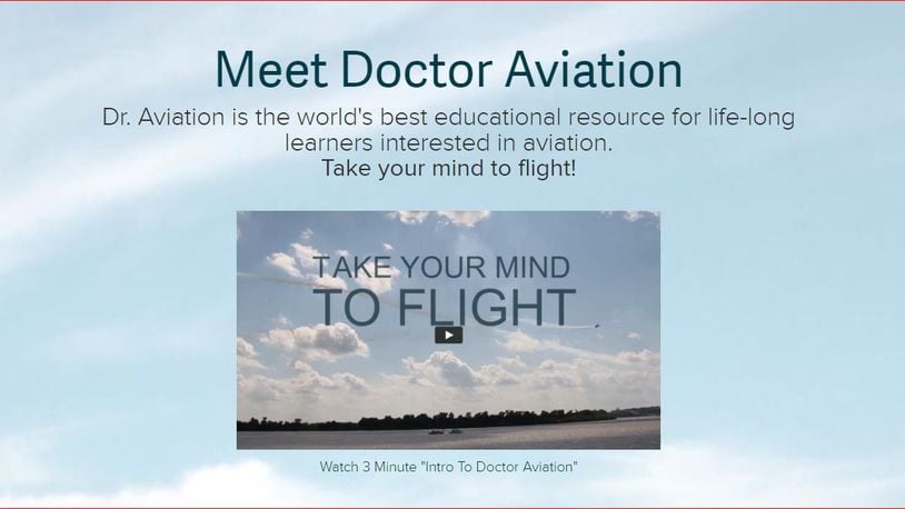 Screen capture of the Dr. Aviation web site, https://doctoraviation.com/.