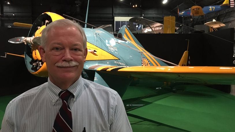Jeff Underwood (pictured) will retire this month as historian at the National Museum of the U.S. Air Force. Doug Lantry, a museum curator, has been named the next historian. BARRIE BARBER/STAFF