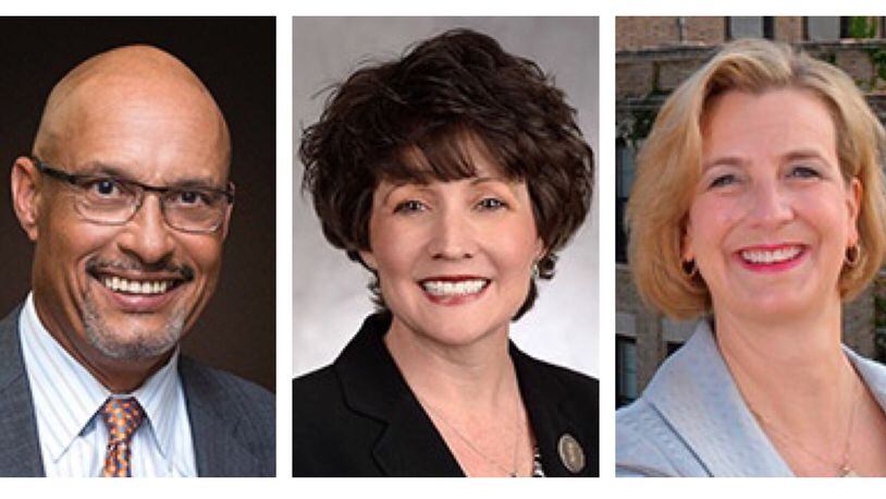 Wright State’s eighth president will likely be an African-American or a woman. The three finalists for the job are Dennis Shields, Deborah Ford and Cheryl Schrader.