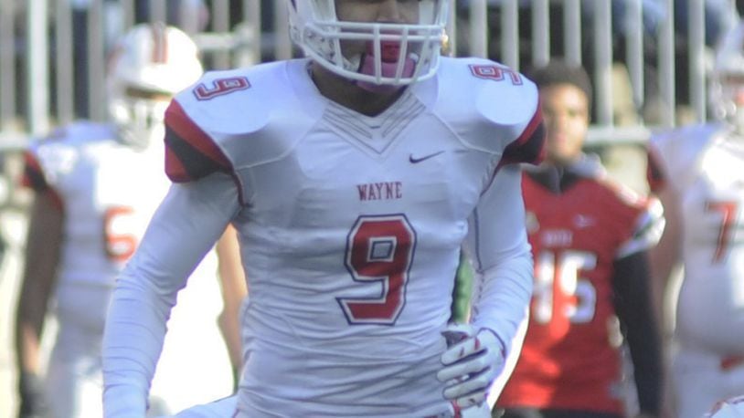Wayne WR L’Christian “Blue” Smith verbally committed to OSU on Sunday. MARC PENDLETON / STAFF
