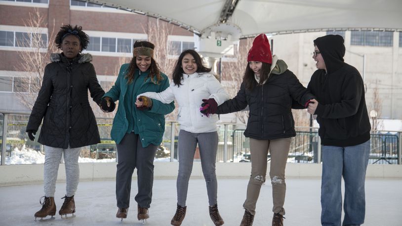 The MetroParks Ice Rink in downtown Dayton opens for the season Friday, Nov. 24. CONTRIBUTED