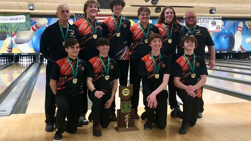 The Beavercreek boys claimed their second state bowling championship Saturday. CONTRIBUTED PHOTO