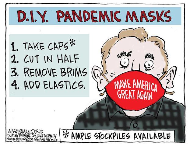Week in cartoons: Surgical mask shortage, the economy and more