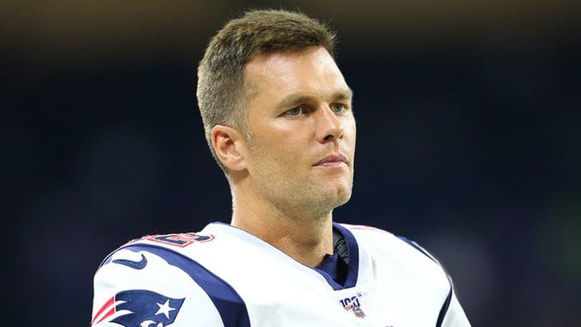 Tom Brady's petition to trademark the name "Tom Terrific" has been denied, according to paperwork form the U.S. Patent and Trademark Office. (Photo by Rey Del Rio/Getty Images)
