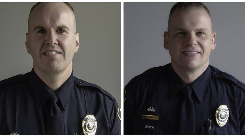 Miami Twp. Police Officers James McCarty and Shawn Todd