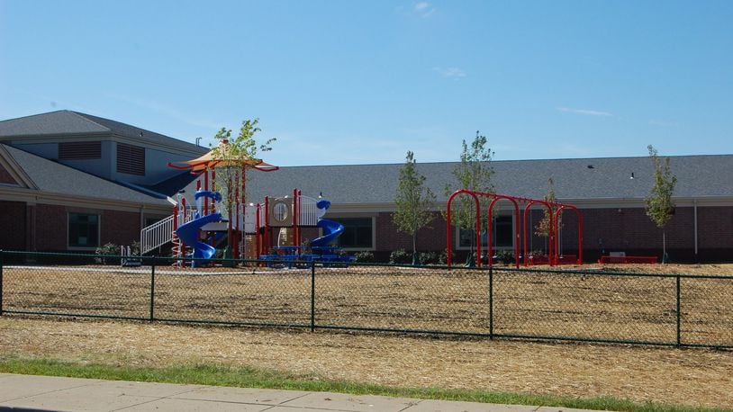 Lebanon City School District’s construction and renovation projects are under way with two new additions that opened for the 2015-2016 school year. Shown is the new 14,000-square-foot Bowman Primary School addition and playground. CONTRIBUTED (File photo from Aug. 26, 2015)