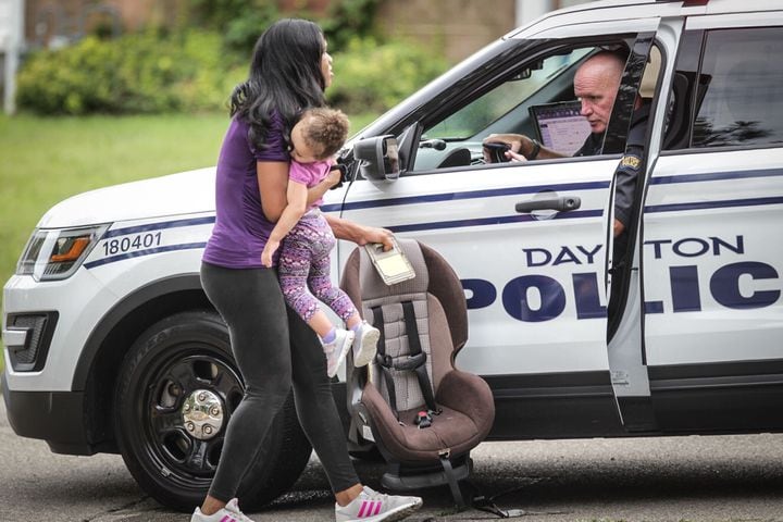 Baby in car when vehicle is stolen