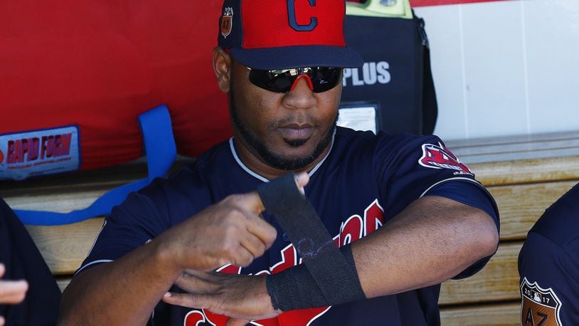 Cleveland Indians first baseman Edwin Encarnacion started his career with the Reds and was a defensive disaster at third base. He’s better off in the American League, where he won’t have to worry about wearing a glove on an everyday basis. AP photo