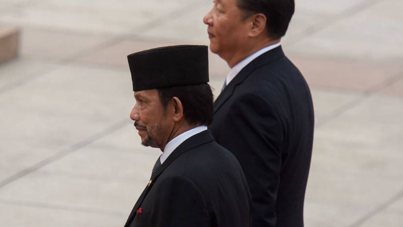 Hassanal Bolkiah, left, the sultan of Brunei, approved the harsh penalties for people engaging in gay sex and adultery.