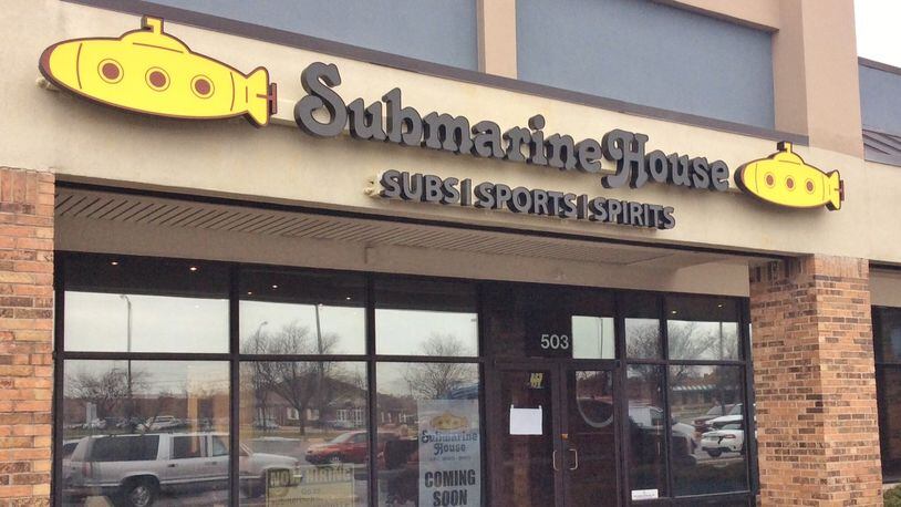 This Submarine House sports bar and Grill opens today, Jan. 9, in the Normandy Square Shopping Center in Washington Twp. MARK FISHER/STAFF