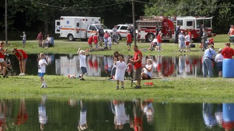 A file photo of a fishing event at Rainbow Lakes near Fairborn.