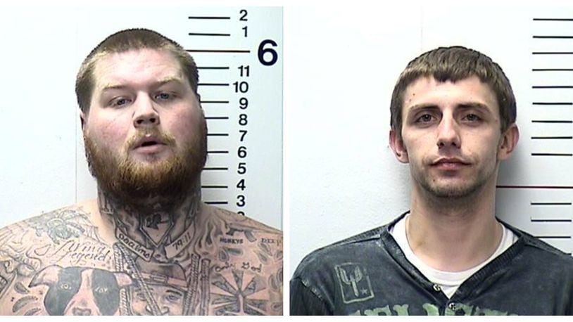 Robert Myers Jr. and Justin Marcum, both 29, were charged with aggravated burglary, a first-degree felony; and gang participation, a second-degree felony, according to the Middletown police department.