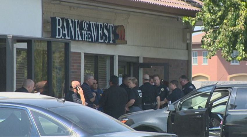 Stockton bank robbery and chase