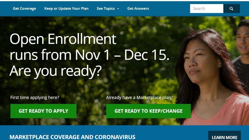 Open enrollment starts Nov. 1 for 2021 marketplace insurance.