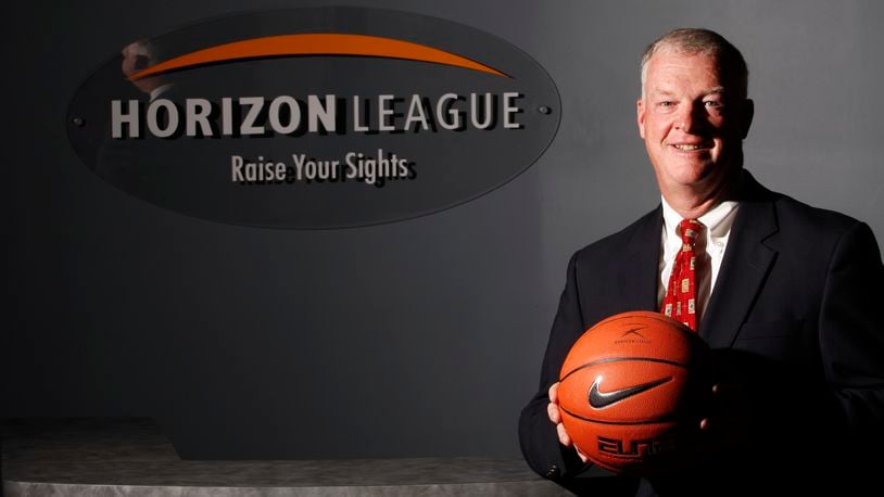 Horizon League commissioner Jon LeCrone, a native of Vandalia, is one of the longest-serving commissioners in college sports.