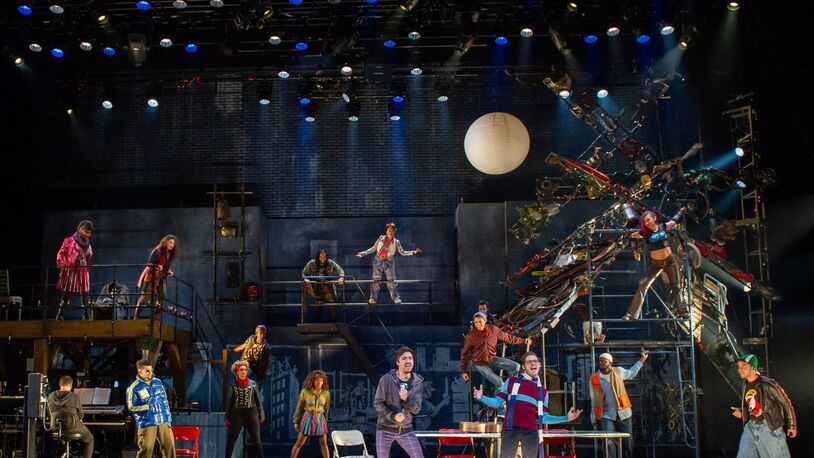 Victoria Theatre Association’s Premier Health Broadway Season Series presents the 20th-anniversary tour of “Rent,” the 1996 Tony Award-winner for Best Musical, at the Schuster Center in Dayton through Jan. 26. CONTRIBUTED