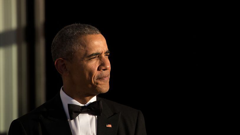 WASHINGTON, DC - MAY 13: U.S. President Barack Obama waits for leaders to arrive for the Nordic state dinner on the North Portico at the White House, May 13, 2016, in Washington, DC. Leaders from Denmark, Norway, Finland, Sweden, and Iceland were invited to the White House for the U.S.-Nordic leaders summit. (Photo by Drew Angerer/Getty Images)