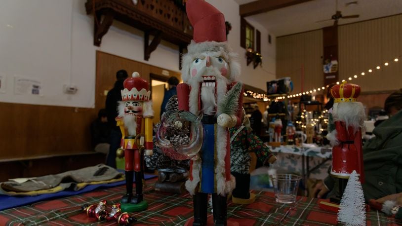 The Dayton Liederkranz-Turner German Club’s Christkindlmarkt was held on Saturday, Dec. 11 and Sunday, Dec. 12, 2021 at their clubhouse in the St. Anne’s Hill Historic District. This Christmas market tradition started in Nürnberg, Germany in the 16th century. Last year’s market was held virtually featuring pre-ordered carry-out food, drinks, raffle prizes and club merchandise. Did we spot you there on Saturday? TOM GILLIAM / CONTRIBUTING PHOTOGRAPHER