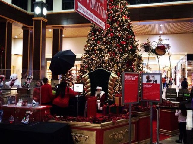 SouthPark Mall replaces Christmas tree with 'Glacier' display