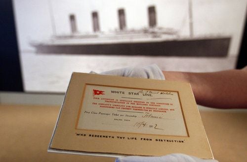RMS Titanic sinks, April 15, 1912