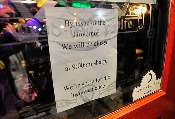 PHOTOS: Ohio restaurants ordered to close over coronavirus