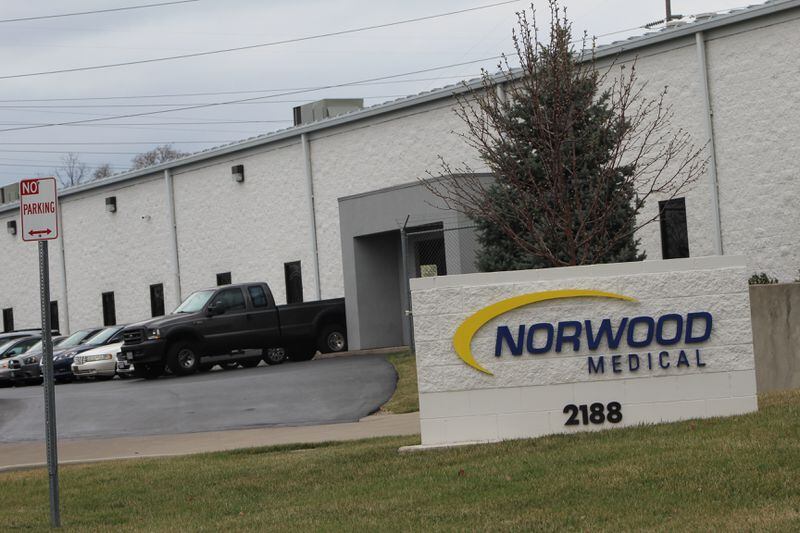 Norwood Medical has created hundreds of jobs over the past few years and continues to expand.  CORNELIUS FROLIK / EMPLOYEES
