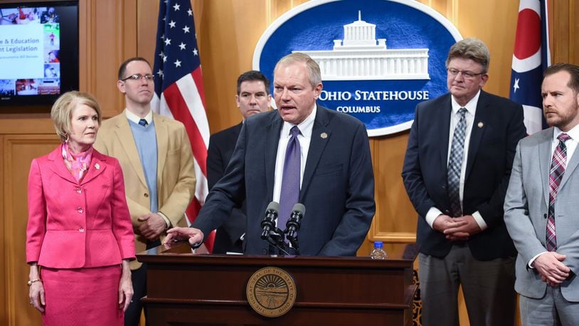 Ohio lawmakers rolled out a bill that would give the governor more control over K-12 education and put education, higher education and workforce training under one department.